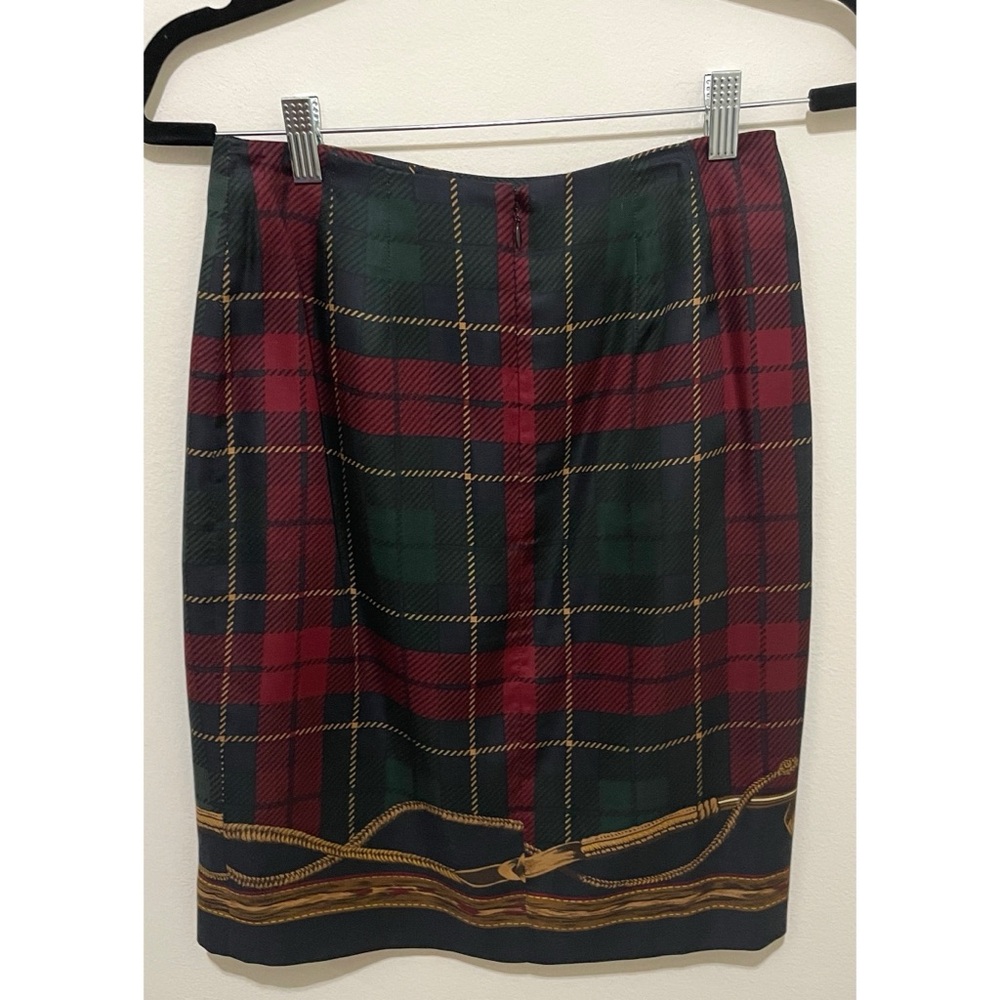 Brooks Brothers Equestrian Horse Horseshoe Pencil Skirt, 6 - Picture 4 of 11